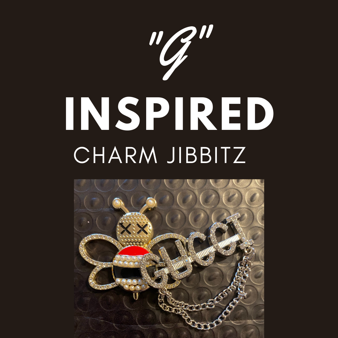 Luxury Bling “G” Inspired Croc Jibbitz Charm 